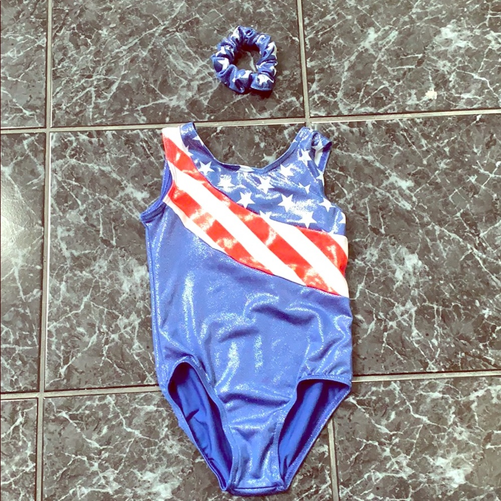 Girls USA Gymnastic Leotard
